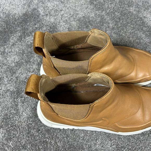 Nike Air Max Thea 859550-200 Women’s Sz 9 Ale Brown Leather Slip On Mid Boots - Picture 9 of 11